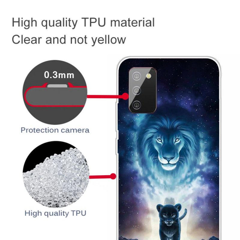Skal för Samsung Galaxy A02s Lejonunge