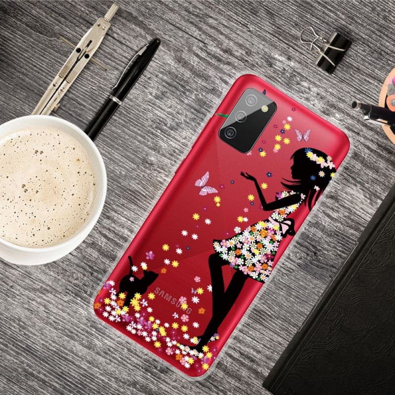 Skal Samsung Galaxy A02s Mobilskal Vackert Blomhuvud