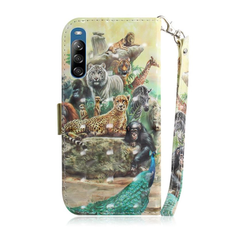 Fodral Sony Xperia L4 Thong Safari Djur