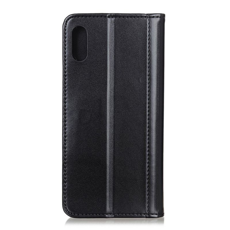 Folio-fodral Sony Xperia L4 Svart Delat Läder