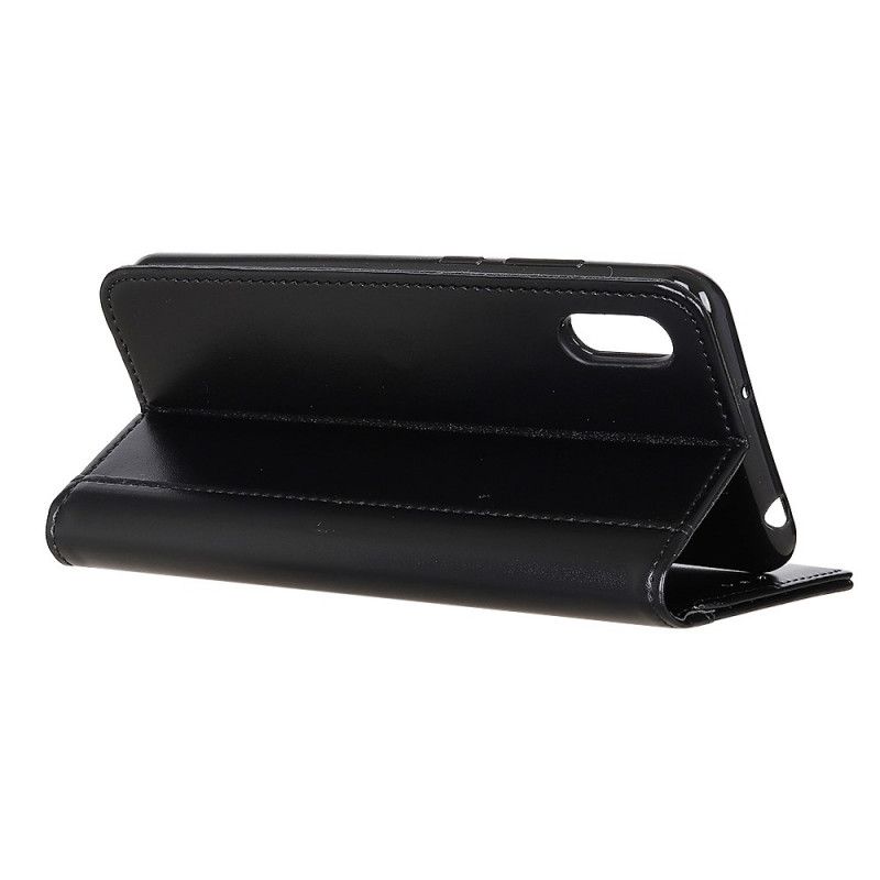 Folio-fodral Sony Xperia L4 Svart Delat Läder