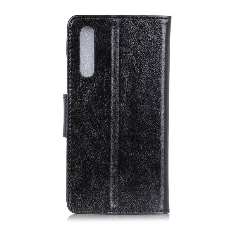 Läderfodral Sony Xperia L4 Svart Delat Nappaskinn