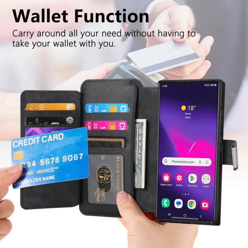 Fodral För Samsung Galaxy S25 Ultra 5g Magnetiskt Fodral Avtagbart