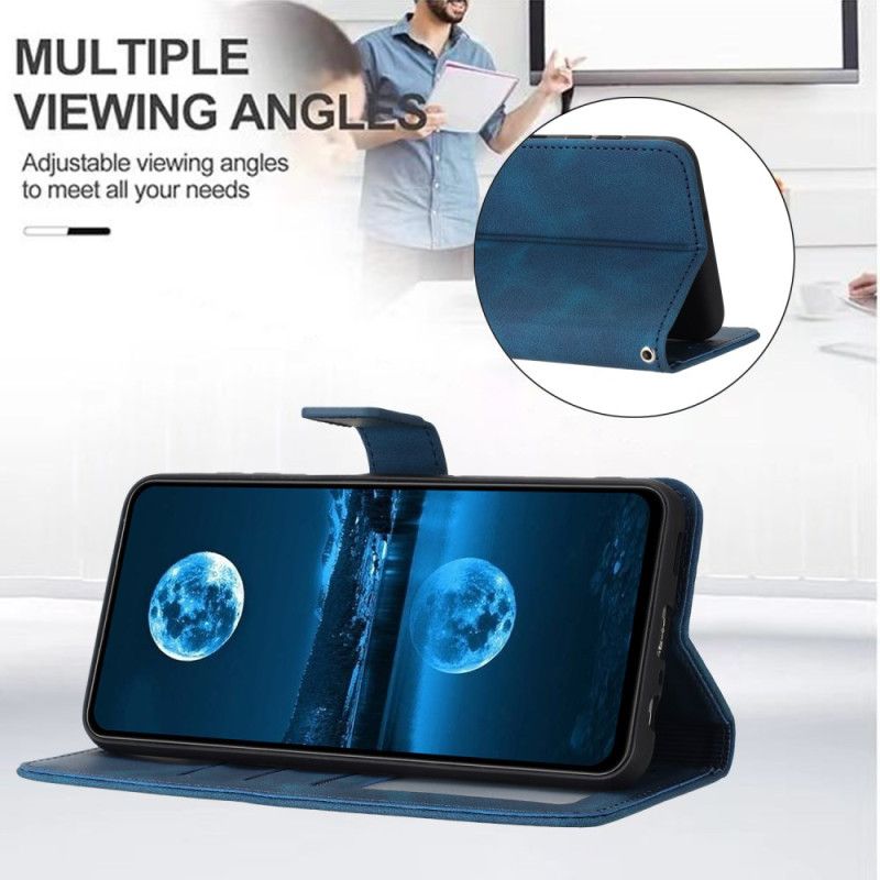 Fodral Samsung Galaxy S25 Ultra 5g Klassisk Lädereffekt Med Rem