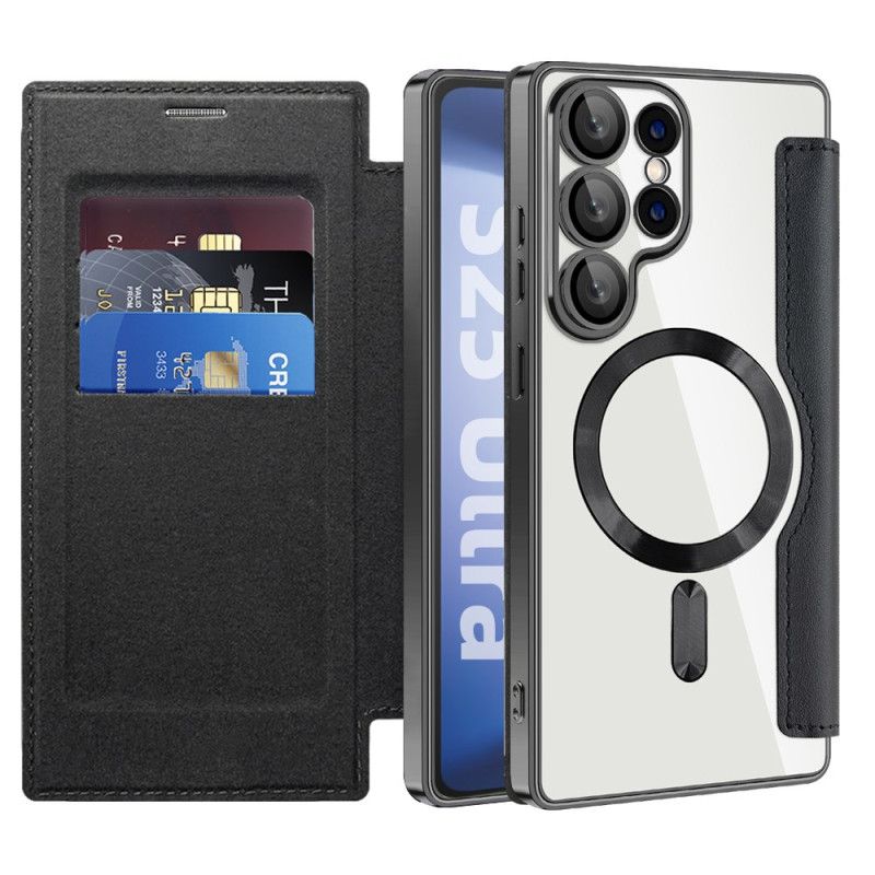 Folio-fodral Samsung Galaxy S25 Ultra 5g Magsafe-kompatibel Vadderad