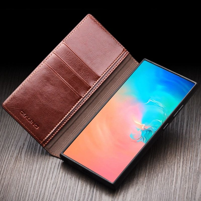 Folio-fodral Samsung Galaxy S25 Ultra 5g Qialino-läder