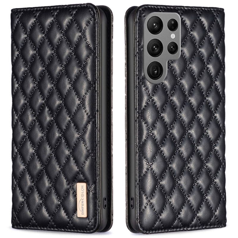 Folio-fodral Samsung Galaxy S25 Ultra 5g Quiltad Binfen Color