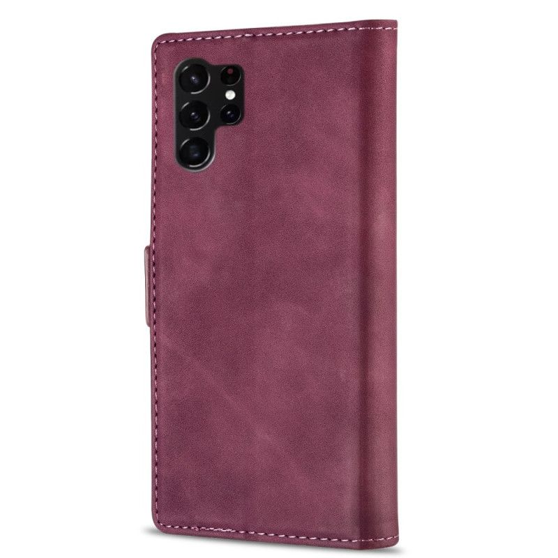 Folio-fodral Samsung Galaxy S25 Ultra 5g Telefonfodral Polyuretanläder