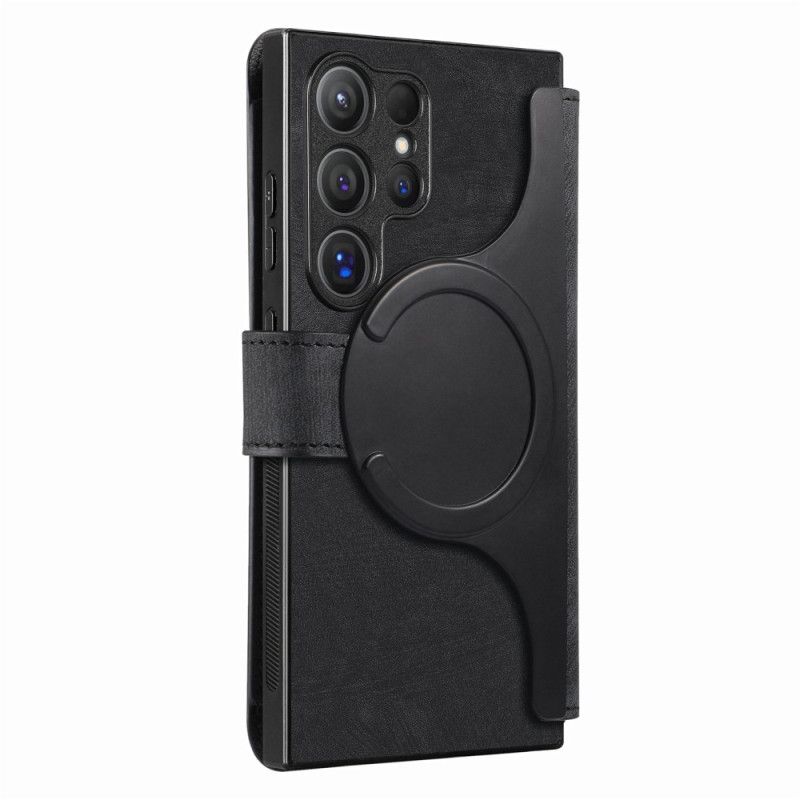 Läderfodral Samsung Galaxy S25 Ultra 5g Telefonfodral Avtagbart Magnetiskt Rfid Caseneo-fodral