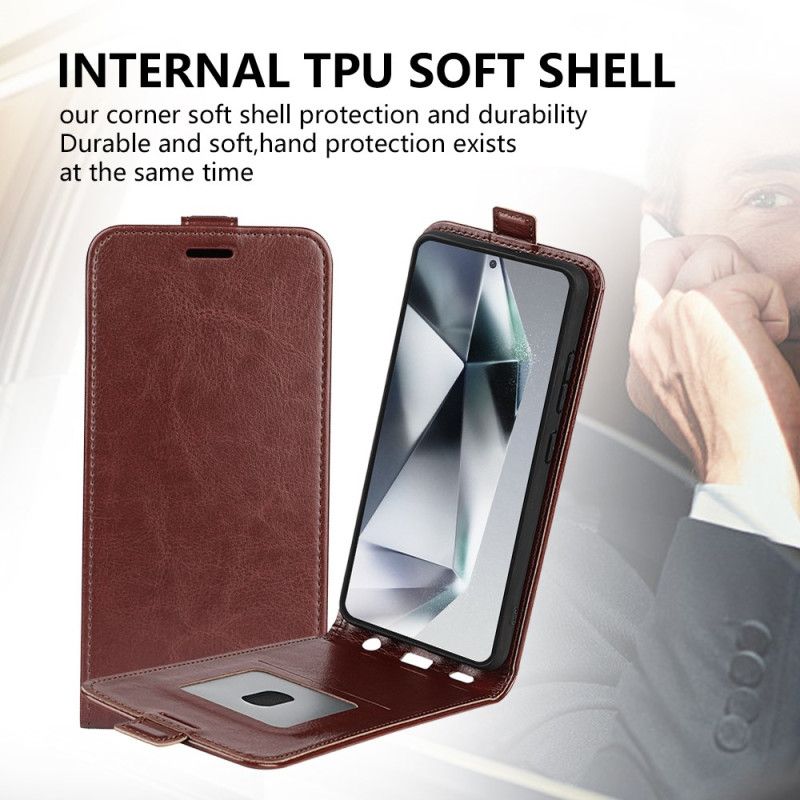 Läderfodral Samsung Galaxy S25 Ultra 5g Telefonfodral Vertikal Flik