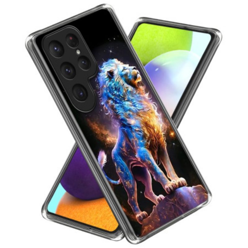 Skal För Samsung Galaxy S25 Ultra 5g Färgglatt Lejon