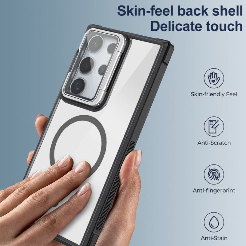 Skal För Samsung Galaxy S25 Ultra 5g Magsafe-kompatibel Med Inbyggt Stativ