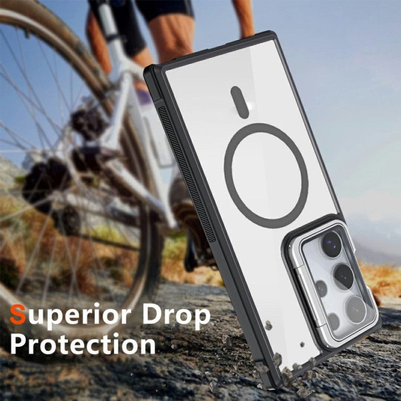 Skal För Samsung Galaxy S25 Ultra 5g Magsafe-kompatibel Med Inbyggt Stativ