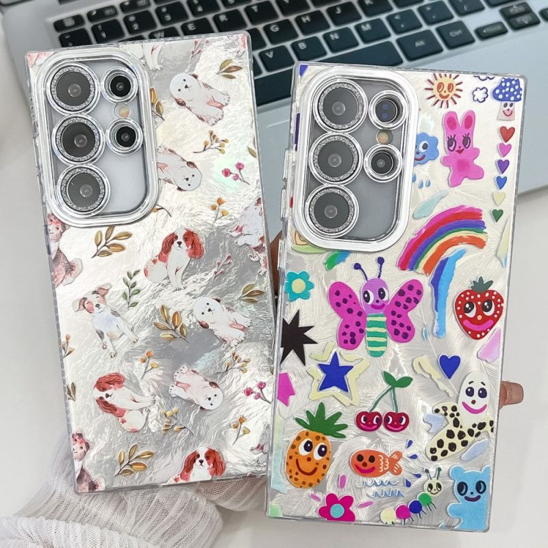 Skal För Samsung Galaxy S25 Ultra 5g Mönster Med Linsskydd