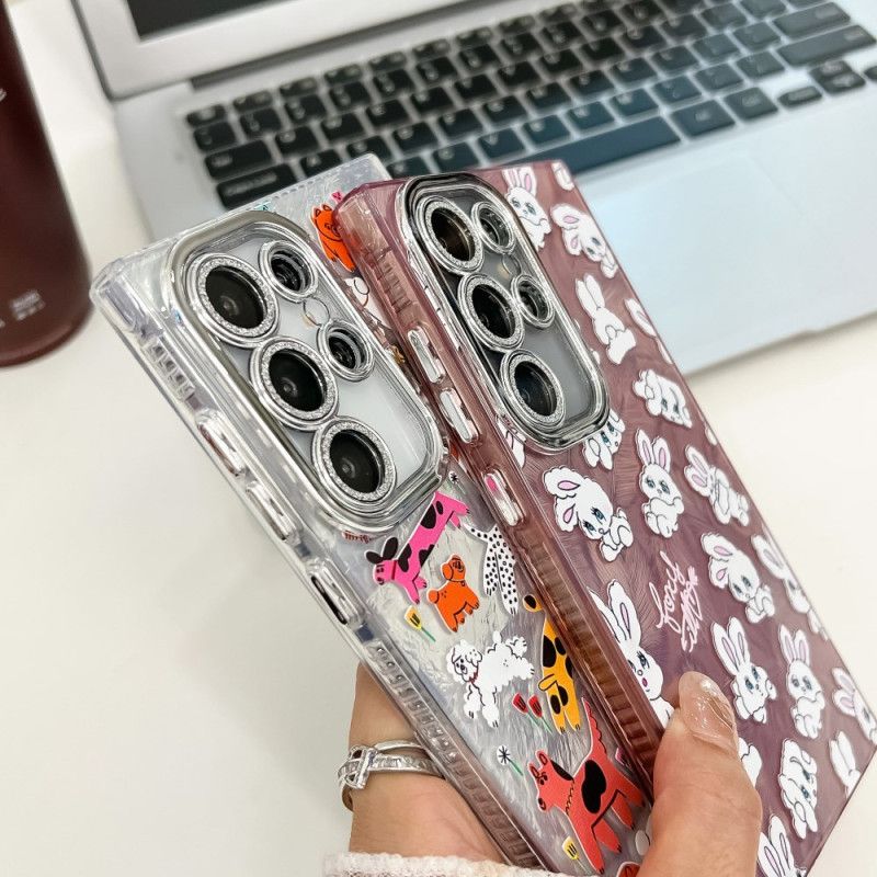 Skal För Samsung Galaxy S25 Ultra 5g Mönster Med Linsskydd