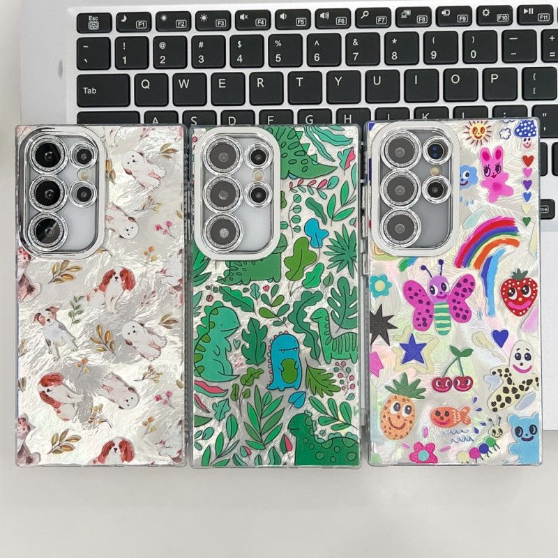 Skal För Samsung Galaxy S25 Ultra 5g Mönster Med Linsskydd