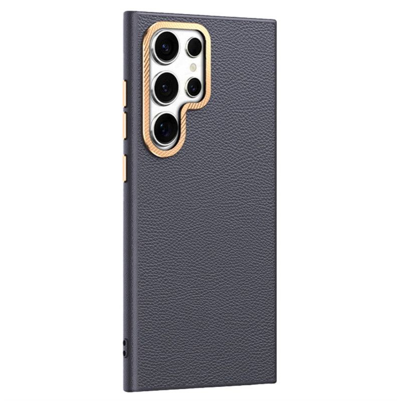 Skal För Samsung Galaxy S25 Ultra 5g Texturerat Konstläder