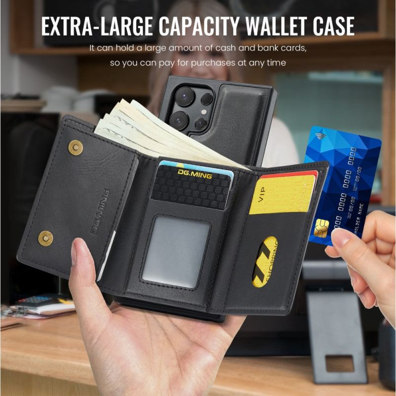 Skal Samsung Galaxy S25 Ultra 5g Avtagbar Magnetisk Plånbok