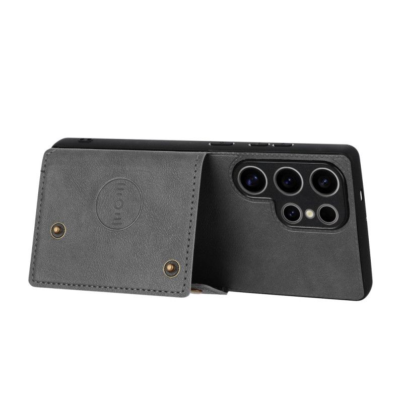 Skal Samsung Galaxy S25 Ultra 5g Korthållare I Retrostil