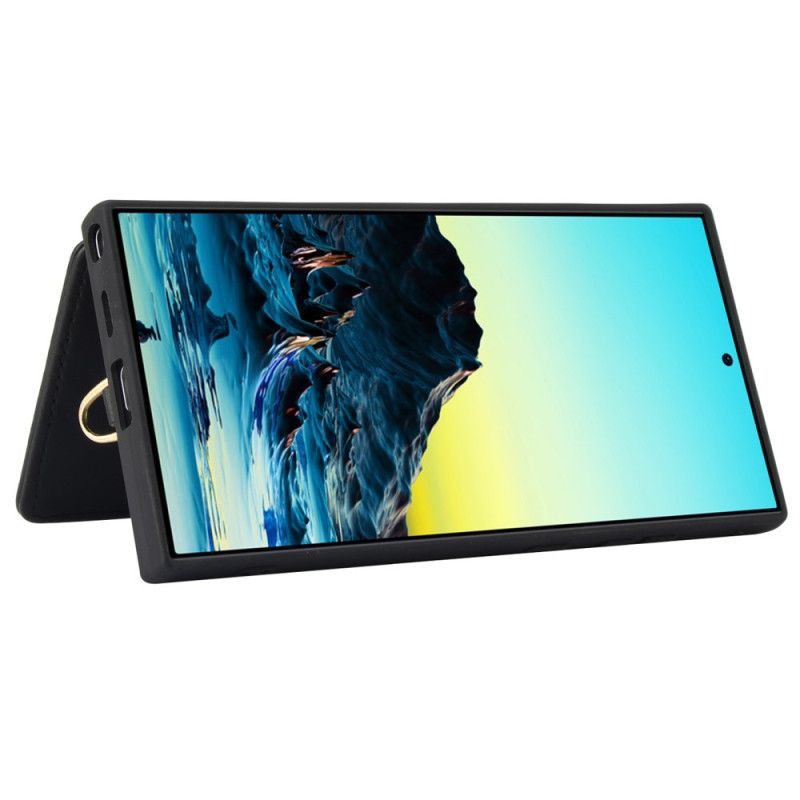 Skal Samsung Galaxy S25 Ultra 5g Korthållare Med Snodd Och Axelrem