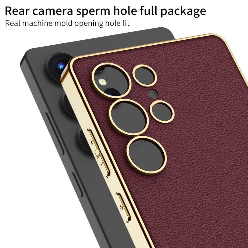 Skal Samsung Galaxy S25 Ultra 5g Lädereffekt-serien