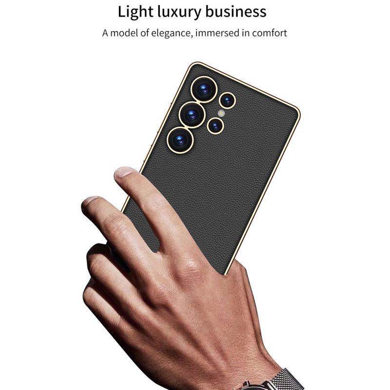 Skal Samsung Galaxy S25 Ultra 5g Lädereffekt-serien