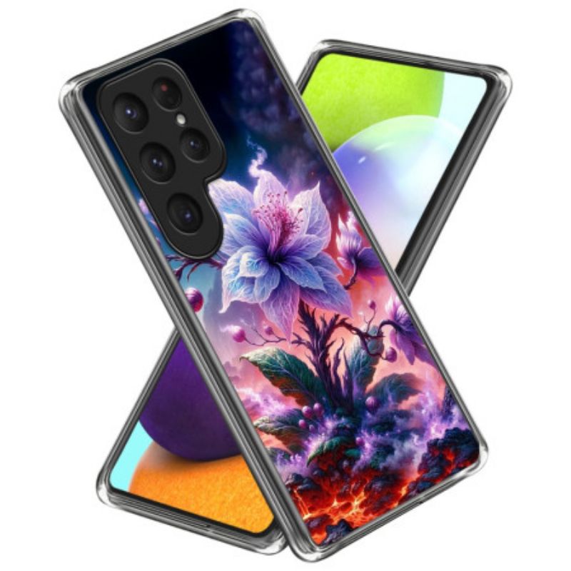 Skal Samsung Galaxy S25 Ultra 5g Lila Blommor