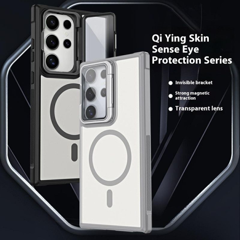 Skal Samsung Galaxy S25 Ultra 5g Magsafe-kompatibel Matt Design Som Motverkar Fingeravtryck Med Stativ