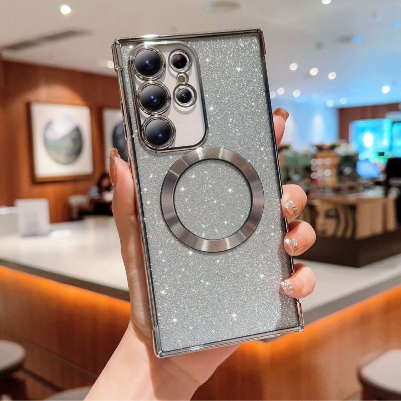 Skal Samsung Galaxy S25 Ultra 5g Magsafe-kompatibel Med Glitter