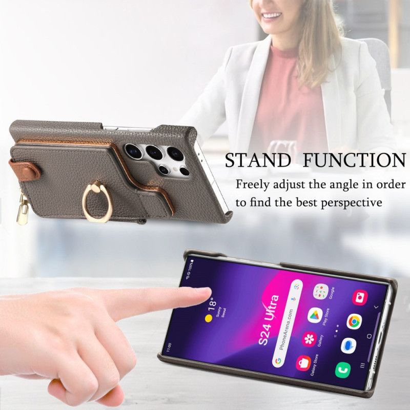 Skal Samsung Galaxy S25 Ultra 5g Plånbok I Konstläder