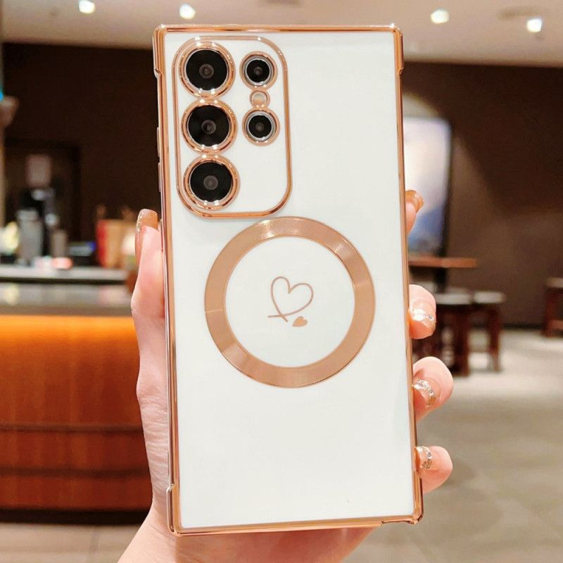 Skal Samsung Galaxy S25 Ultra 5g Telefonfodral Kompatibel Med Tonat Magsafe-material