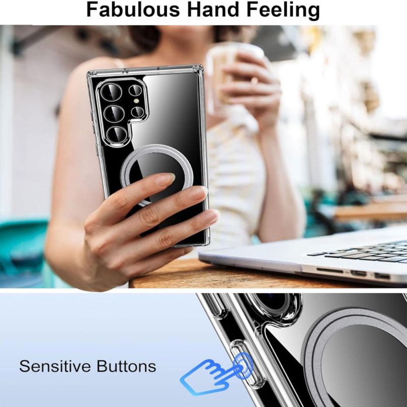 Skal Samsung Galaxy S25 Ultra 5g Telefonfodral Skyddsfodral Kompatibelt Med Magsafe