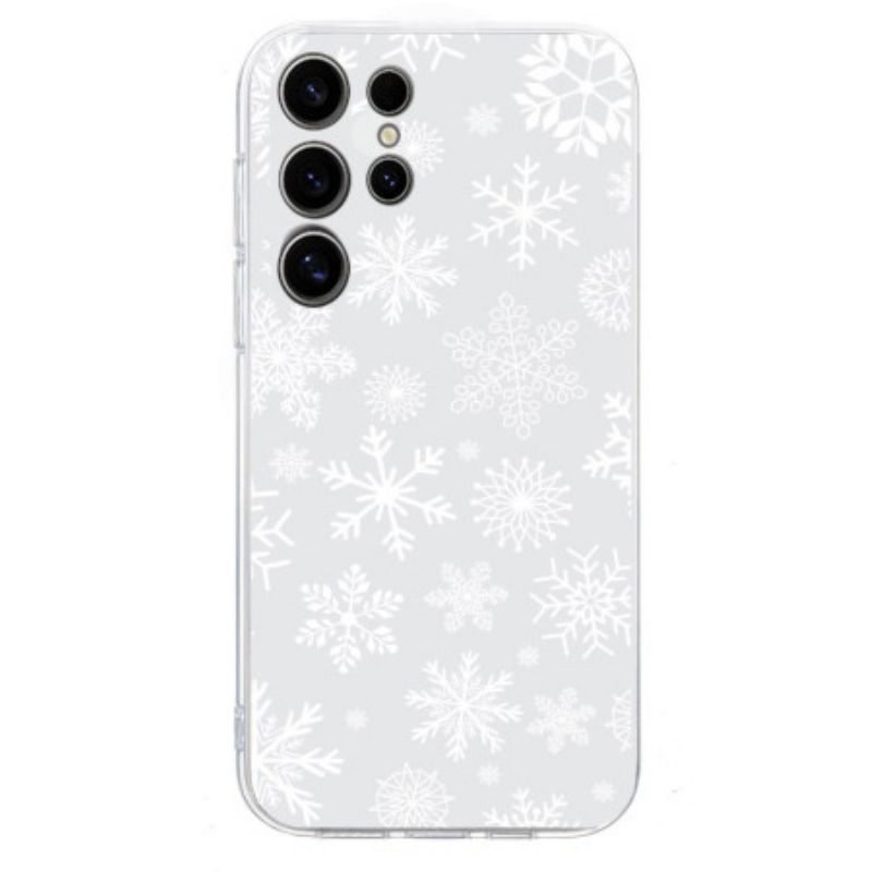 Skal Samsung Galaxy S25 Ultra 5g Telefonfodral Snöflinga
