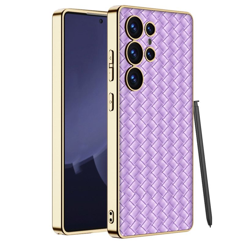 Skal Samsung Galaxy S25 Ultra 5g Telefonfodral Vävd Textur