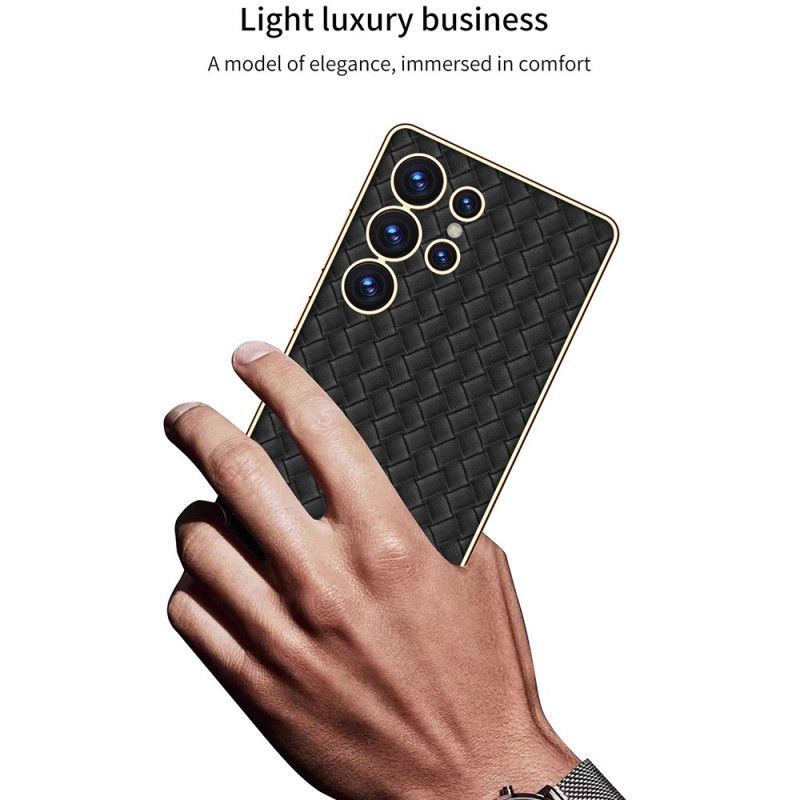 Skal Samsung Galaxy S25 Ultra 5g Telefonfodral Vävd Textur