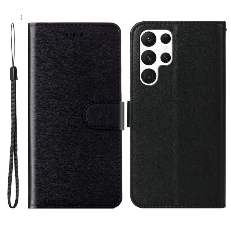 Skyddsfodral Samsung Galaxy S25 Ultra 5g Enkelt Konstläder