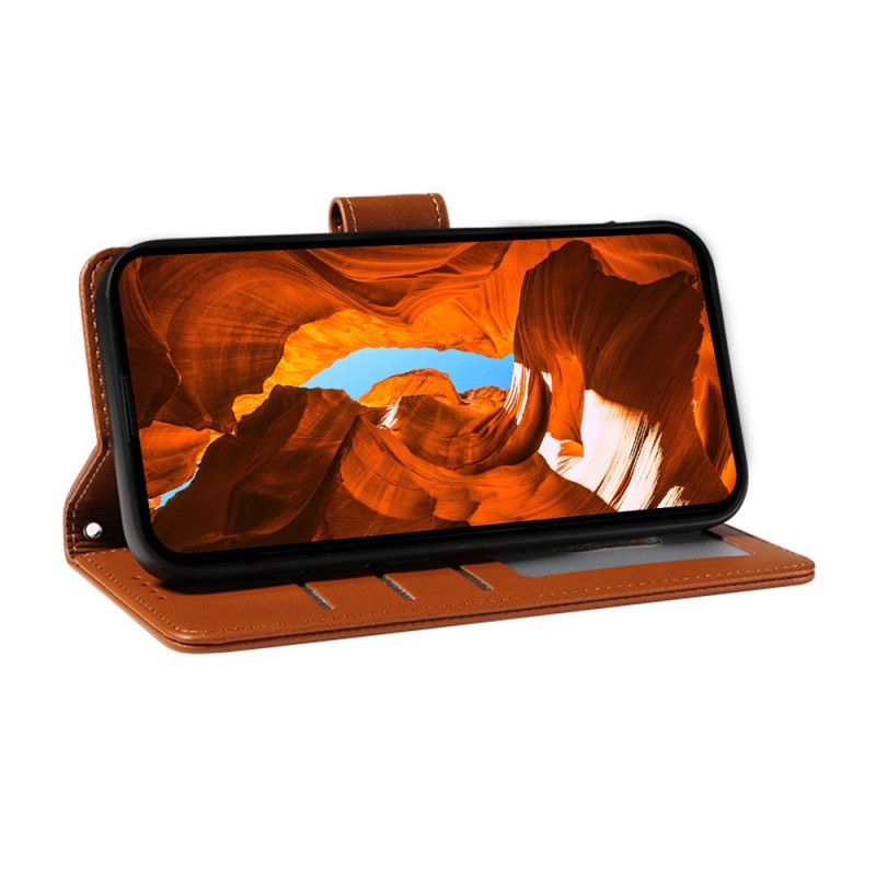 Skyddsfodral Samsung Galaxy S25 Ultra 5g Rfid-läderplånbok Med Rem