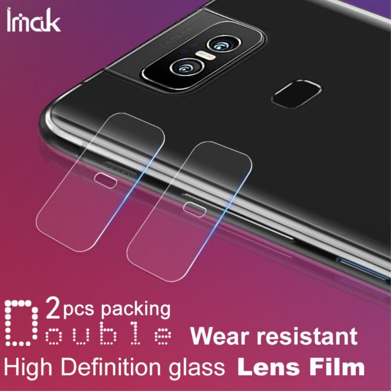 Skydd Av Härdat Glas För Asus ZenFone 6 Imak-Objektiv