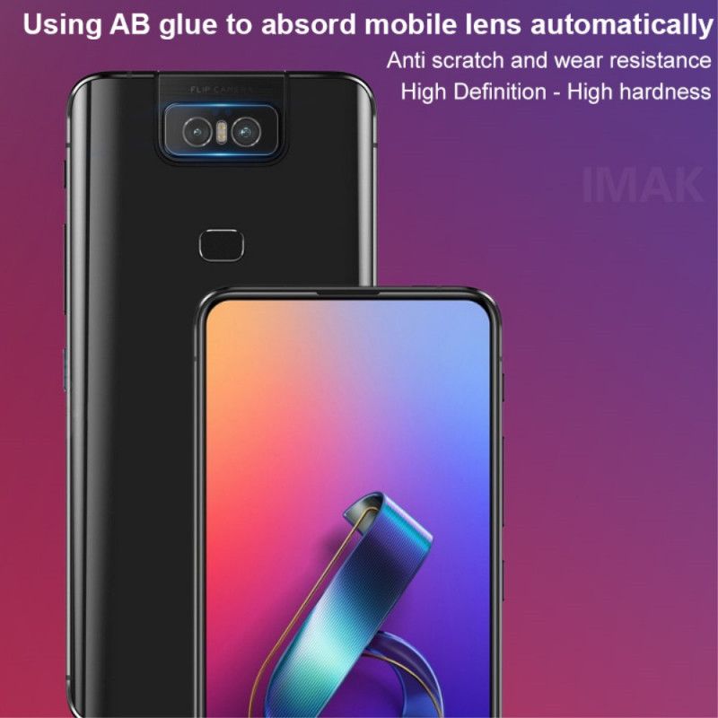 Skydd Av Härdat Glas För Asus ZenFone 6 Imak-Objektiv