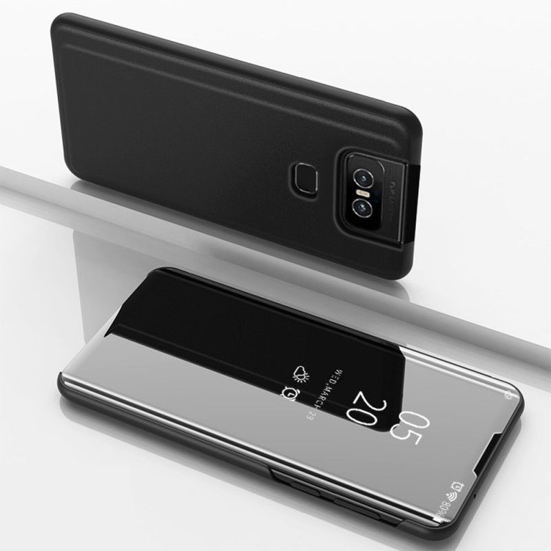 Visa Omslag Asus ZenFone 6 Grå Förenklad Spegel