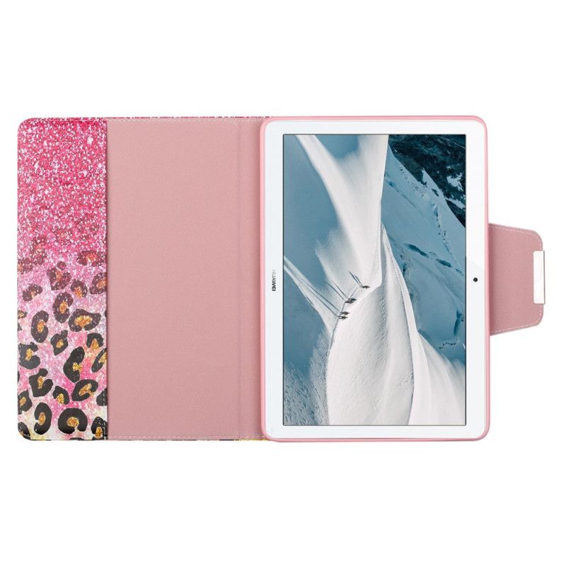 Fodral för Huawei MediaPad T3 10 Gyllene Ultra Glitter