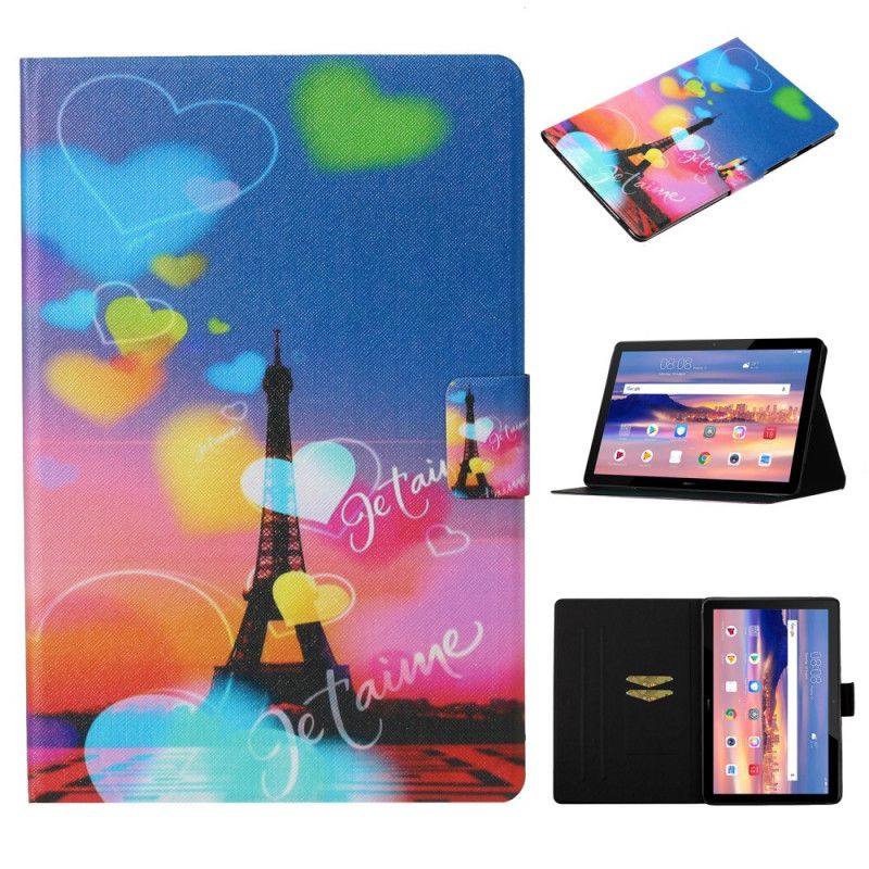 Fodral för Huawei MediaPad T3 10 Paris Jag Älskar Dig
