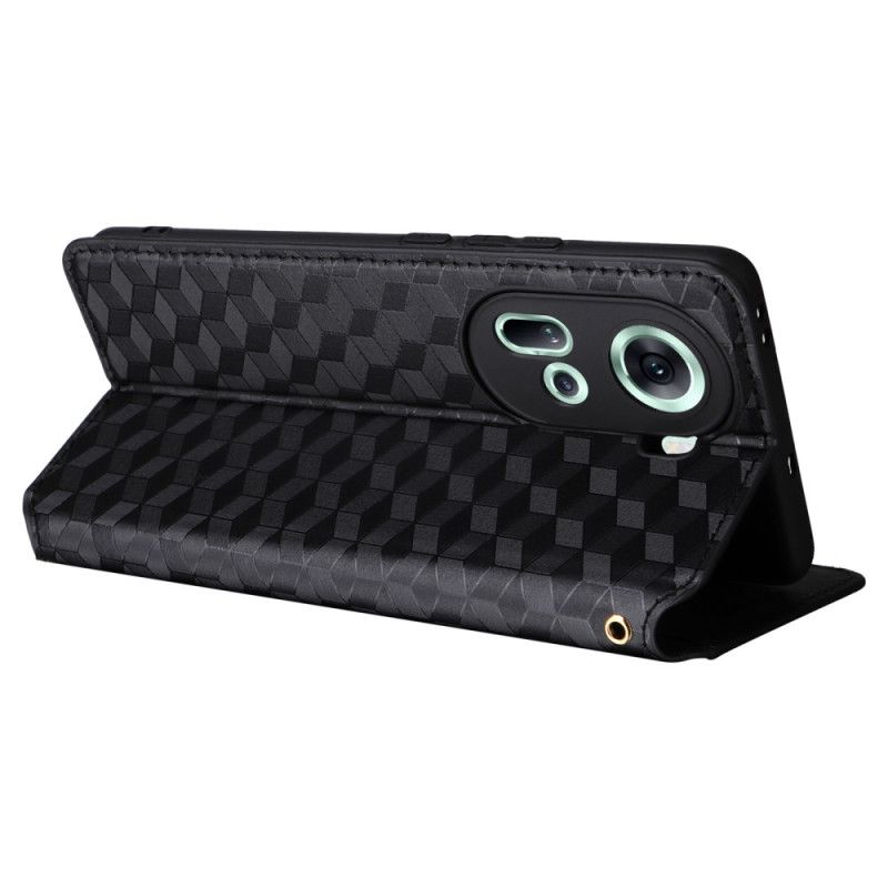 Folio-fodral Oppo Reno 11 5g 3d-diamanter