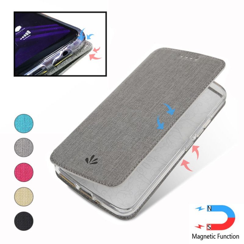 Folio-fodral Xiaomi Redmi Note 8 Pro Svart Texturerat