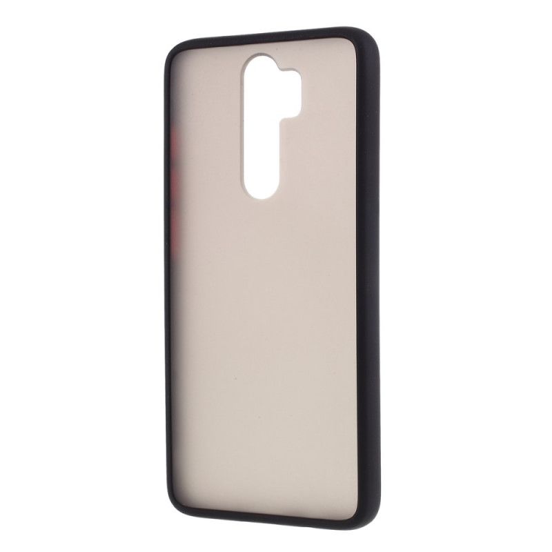Skal för Xiaomi Redmi Note 8 Pro Svart Hybrid Silikonfälg Design