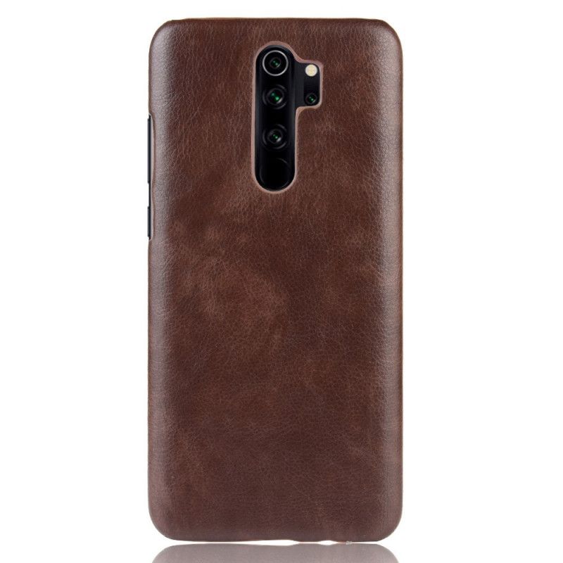 Skal Xiaomi Redmi Note 8 Pro Svart Prestanda Lychee-Lädereffekt