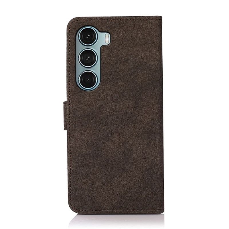 Fodral Moto G200 5g Lädereffekt Mode Khazneh