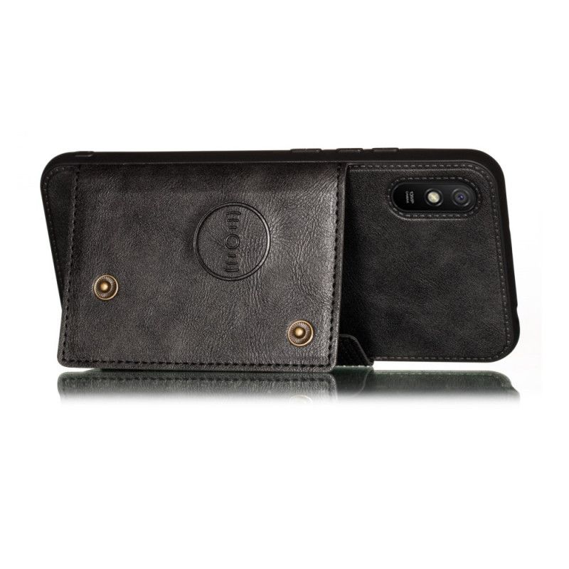 Skal för Xiaomi Redmi 9A Svart Snäppplånbok