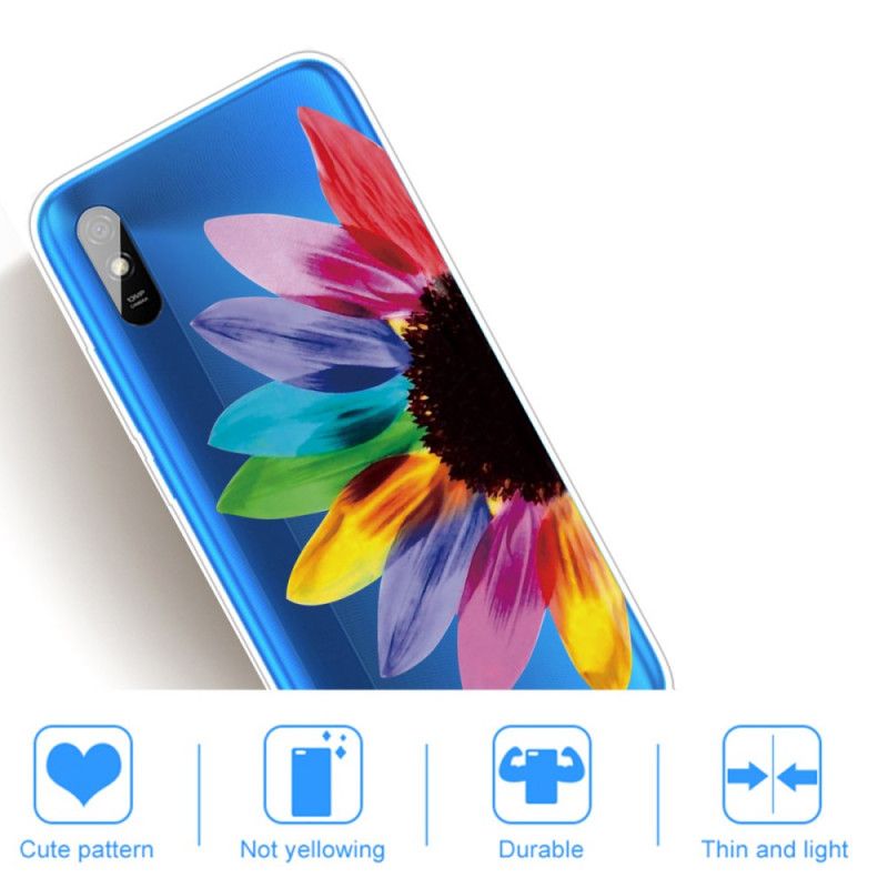 Skal Xiaomi Redmi 9A Färgad Blomma