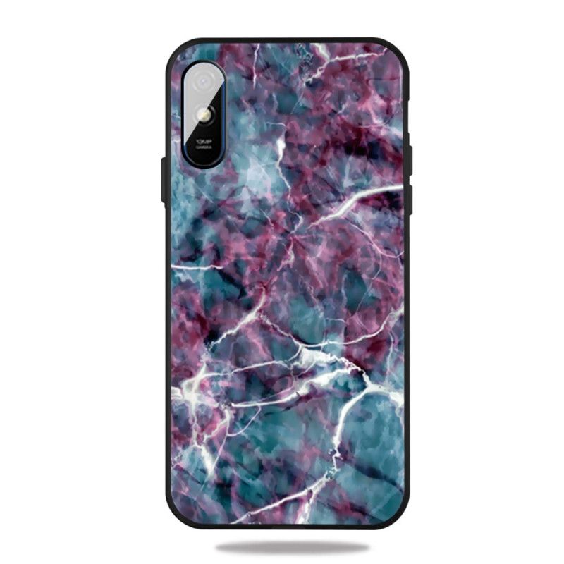 Skal Xiaomi Redmi 9A Mobilskal Lila Marmor
